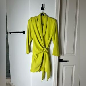 Wrap blazer dress